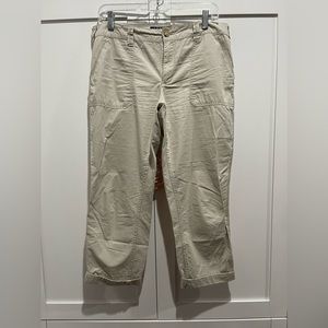 Lauren capri pants off white